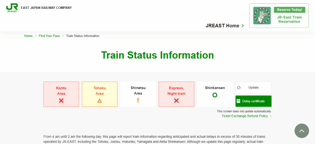 10 Best Train Booking Alternatives For Global Travelers 10 JR-EAST Train Info