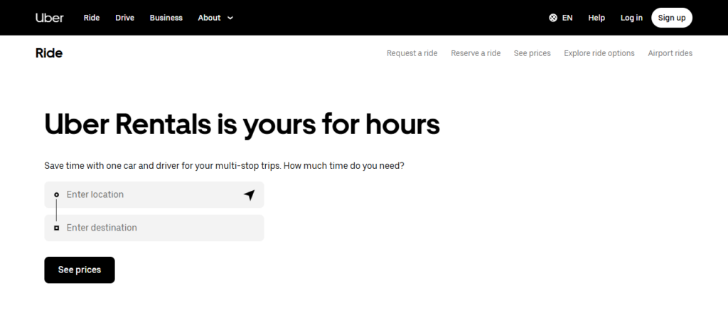 Uber Rentals