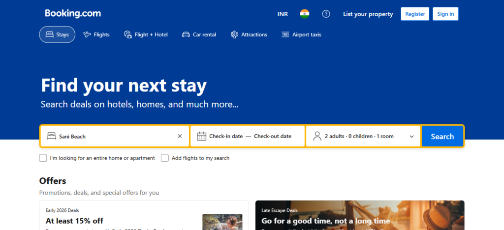 10 Best Travel Agency Alternatives for All-Inclusive Packages 4 Booking.com
