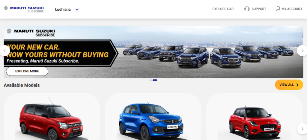 4. Maruti Suzuki Subscribe