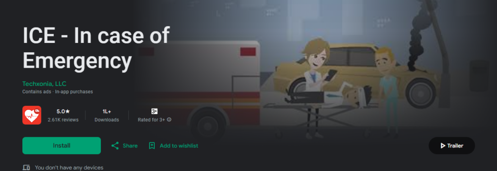 ICE (In Case of Emergency)