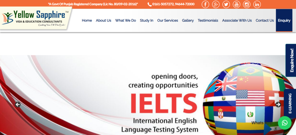 Yellow Sapphire Visa & Education