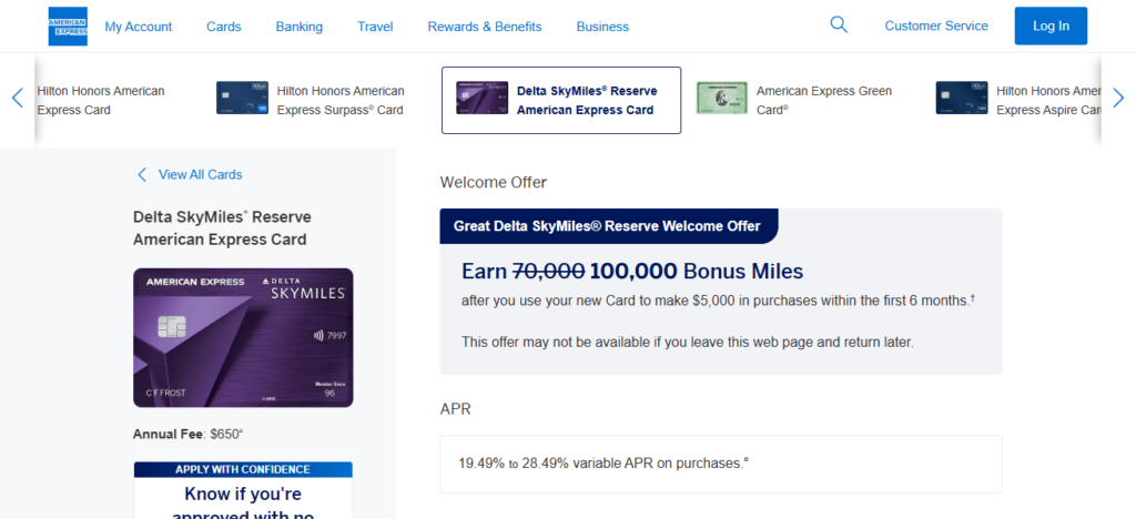 10 Best Travel Credit Cards for Frequent Flyers 2025 7 Delta SkyMiles Reserve American Expr