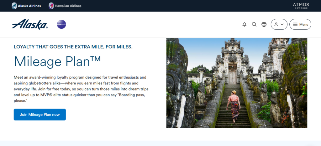 Alaska Airlines Mileage Plan