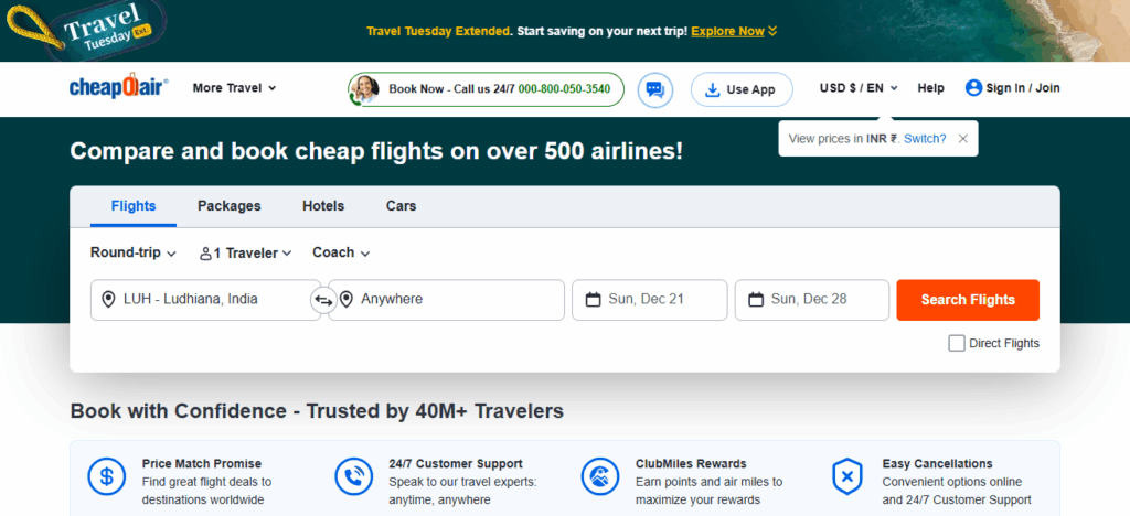 10 Best Expedia Alternatives For Flight Deals & Cheap Fares 9 CheapOair