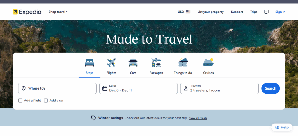 10 Best Skyscanner Alternatives for Comparing Flights Easily 5 Expedia