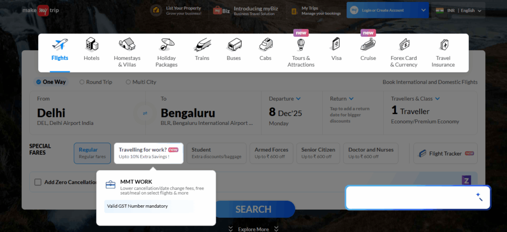 10 Best Agoda Alternatives for Smart Asian Travel Deals 7 MakeMyTrip