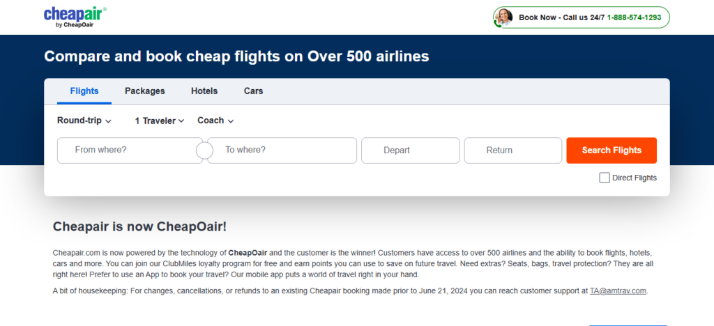 CheapAir Price Drop