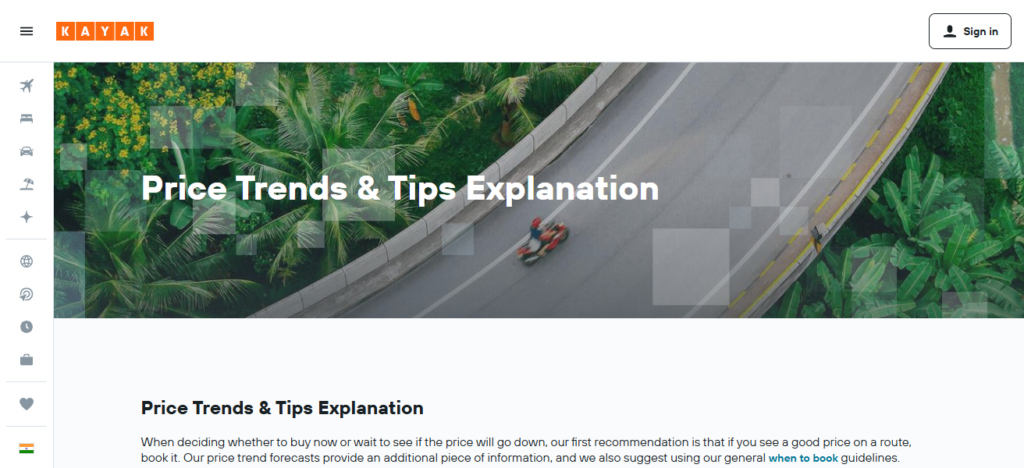 Kayak Price Forecast