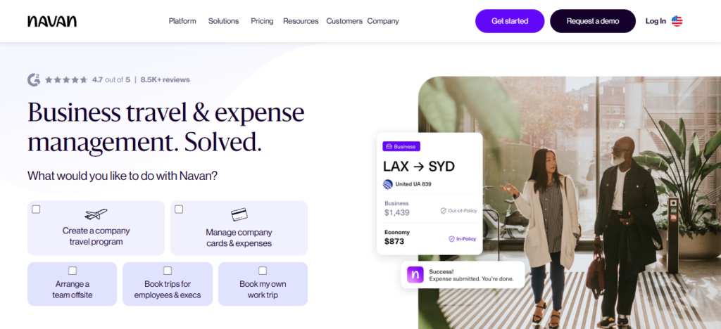 10 Best Business Travel Flight Booking Platforms 2026 5 Navan (formerly TripActions)