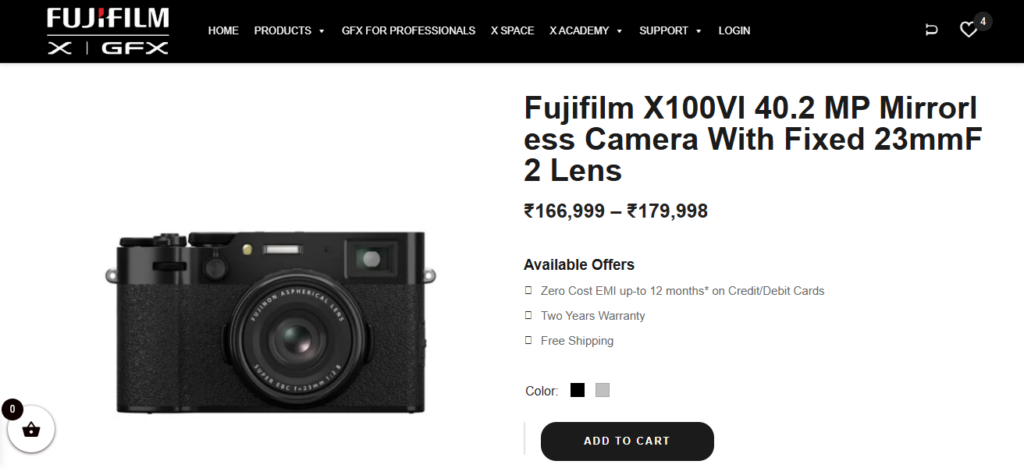 Fujifilm X100VI