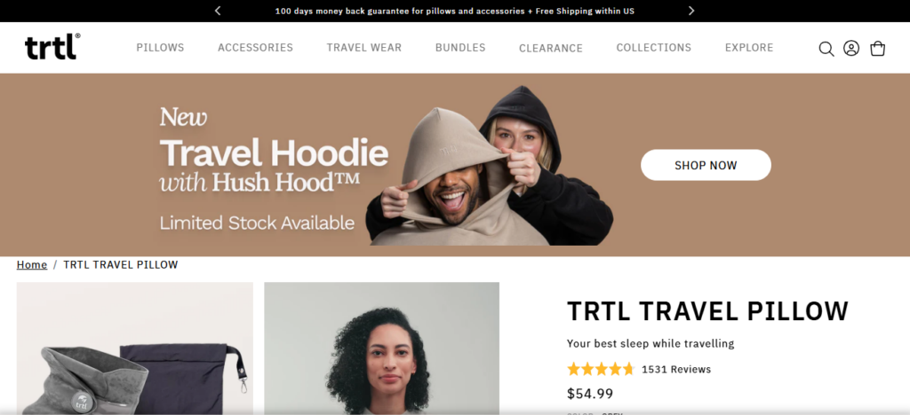 Trtl Travel Pillow