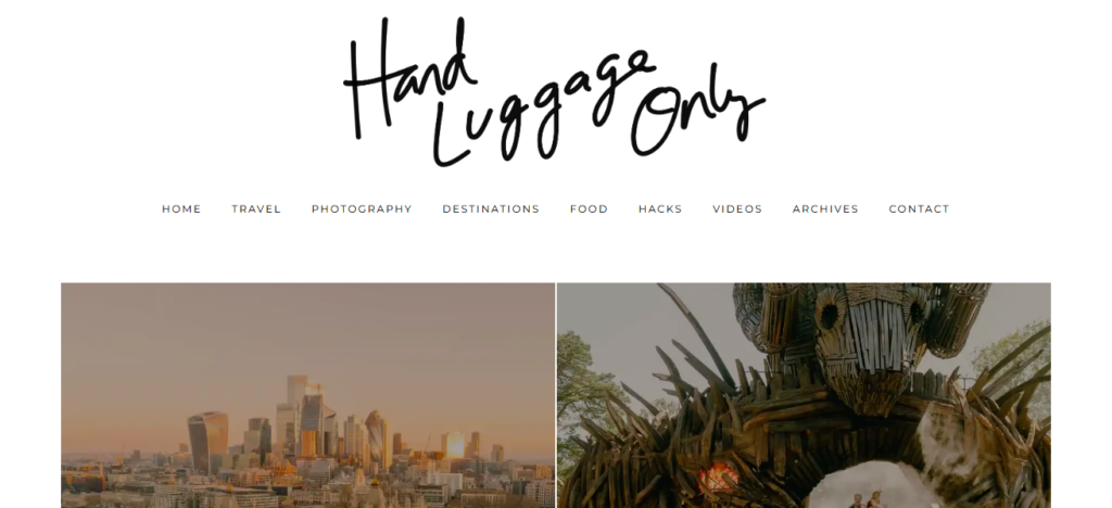 10 Best Travel Blogs With Inspiring Stories & Guides 6 5. Hand Luggage Only