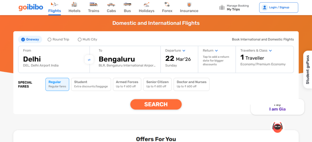 10 Best Travel Websites for Flights, Hotels & Packages 6 Goibibo