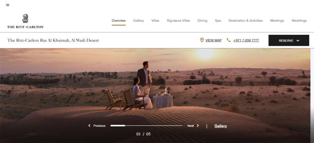 20 Best Luxury Hotels In The World 2026 – Ultimate Premium Stays Guide 21 The Ritz-Carlton Ras Al Khaimah, Al Wadi Desert (UAE)