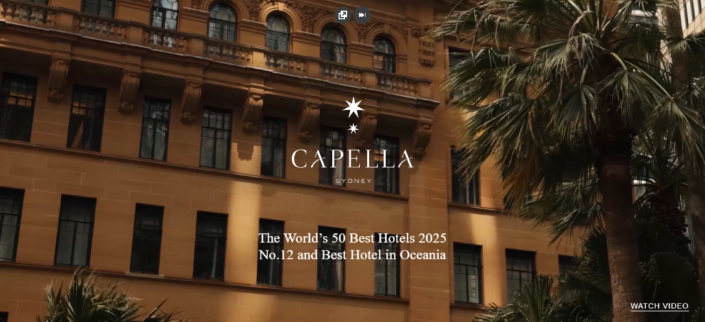 20 Best Luxury Hotels In The World 2026 – Ultimate Premium Stays Guide 16 Capella Sydney (Sydney)
