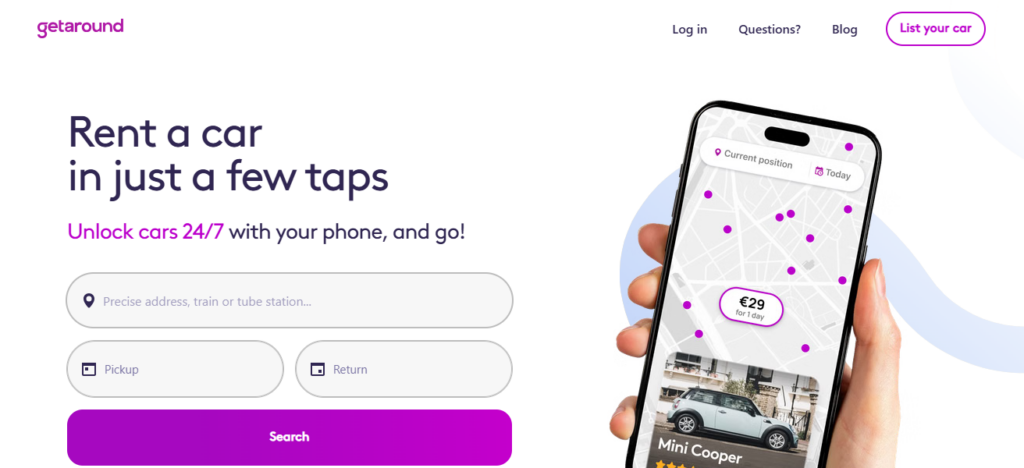 10 Cheapest Car Rental Apps for Global Travel Savings 10 Getaround