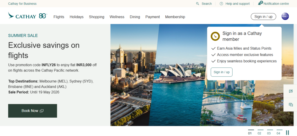 Cathay Pacific Airways
