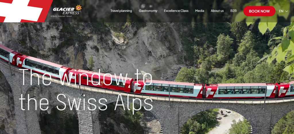 10 Best Luxury Rail Journeys In Europe for Scenic Travel 3 2. Glacier Express