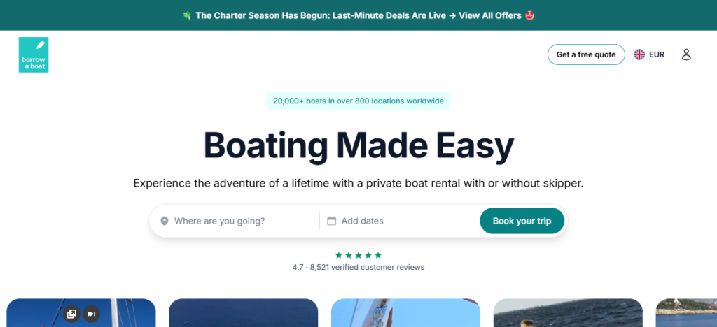 10 Best Private Yacht Charter Platforms for Island-Hopping 5 Borrow A Boat
