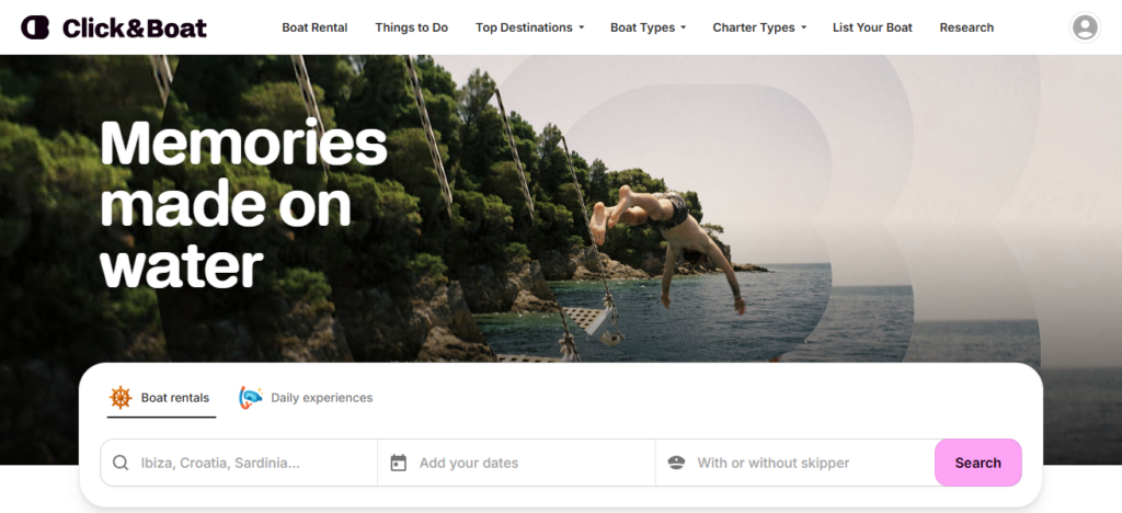 10 Best Private Yacht Charter Platforms for Island-Hopping 6 Click&Boat