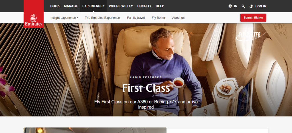 Emirates First Class Suite