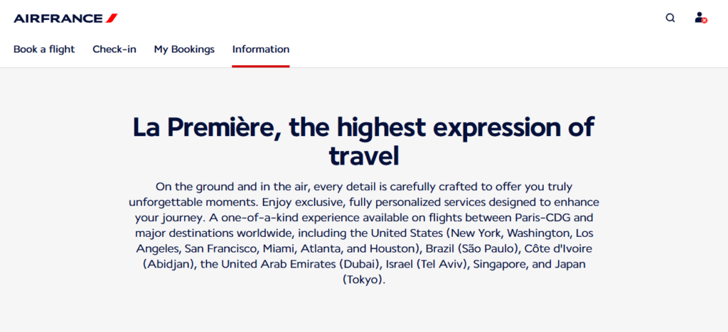 Air France La Première
