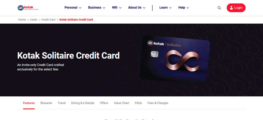 10 Best Airport Lounge Credit Cards With Unlimited Guest Passes 6 Kotak Solitaire Credit Card