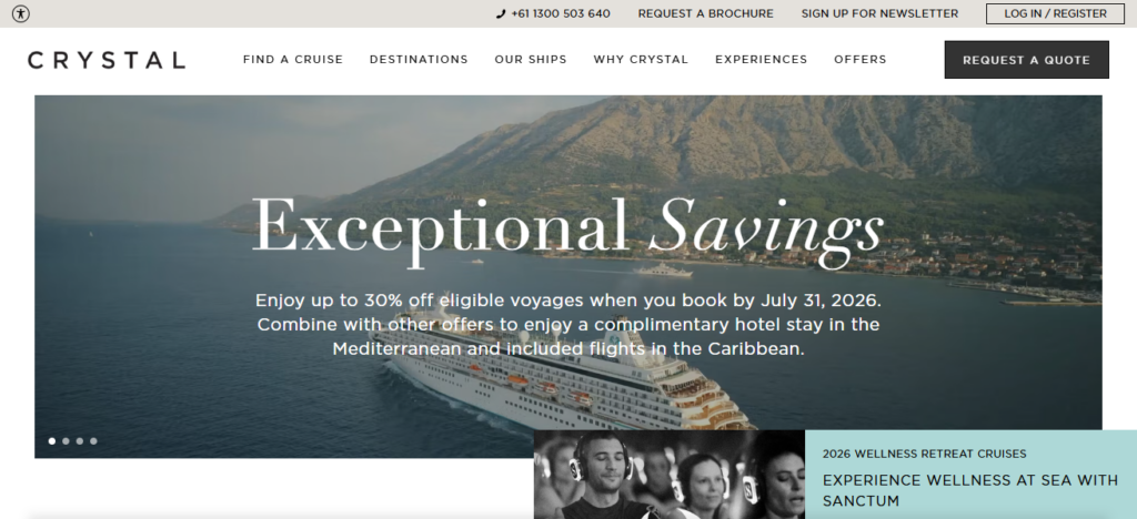 10 Best Luxury River Cruise Lines for Solo Mature Travelers 9 Crystal River Cruises