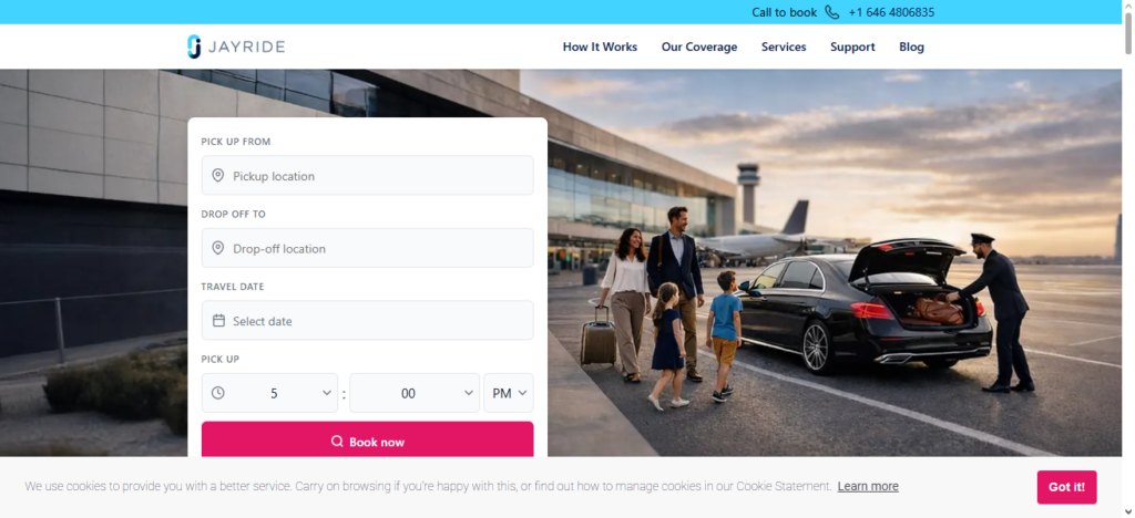 10 Best Airport Transfer Services with Chauffeur Upgrades 11 The Jayride website