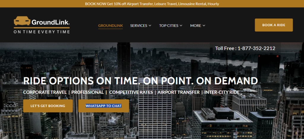 10 Best Airport Transfer Services with Chauffeur Upgrades 8 GroundLink