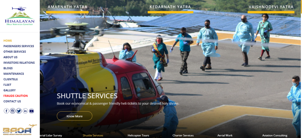 Heli-Ski Transfers