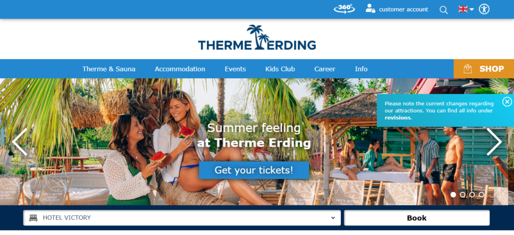 10 Top Hydrotherapy & Thermal Spring Resorts for Recovery 3 Therme Erding Thermal Spa, Germany