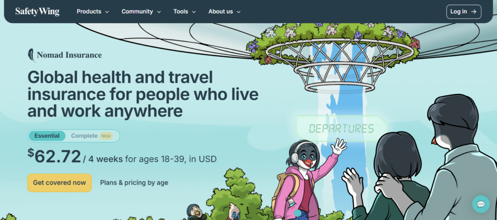 10 Best Travel Insurance Plans for Digital Nomad Equipment 2 SafetyWing Nomad Insurance