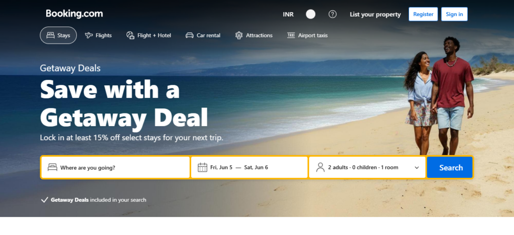 Booking.com Secret Deals