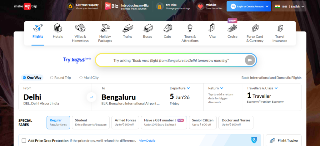 10 Best Budget Hostel Booking Sites for Solo Travelers 9 MakeMyTrip