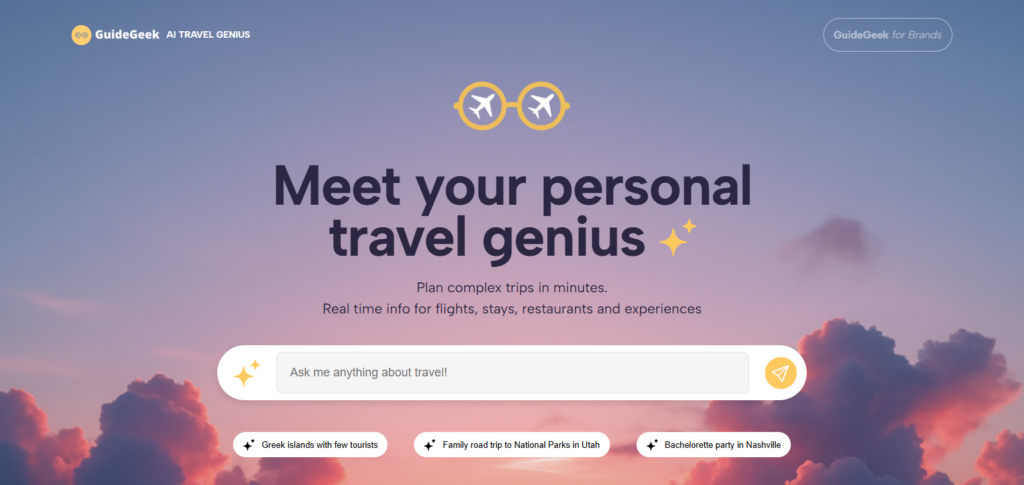 10 Best AI Travel Assistants for Smarter Trip Planning 8 GuideGeek
