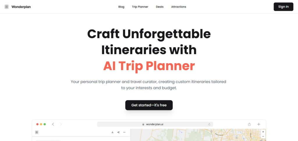10 Best AI Trip Planner Tools for Smart Travel Planning 5 Wonderplan