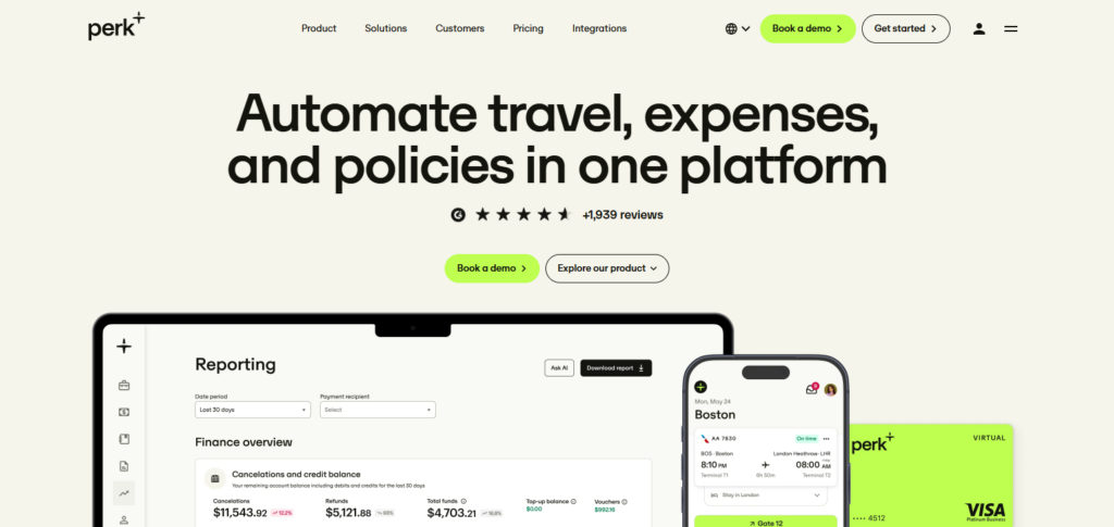 10 Best Business Travel Management Platforms for Companies 2026 2 TravelPerk