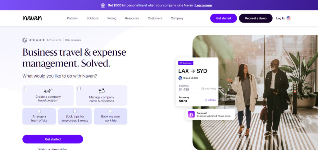 10 Best Business Travel Management Platforms for Companies 2026 4 Navan (TripActions