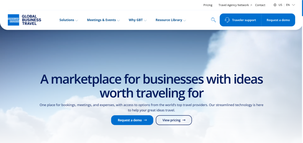 10 Best Business Travel Management Platforms for Companies 2026 6 Amex GBT (Global Business Travel)