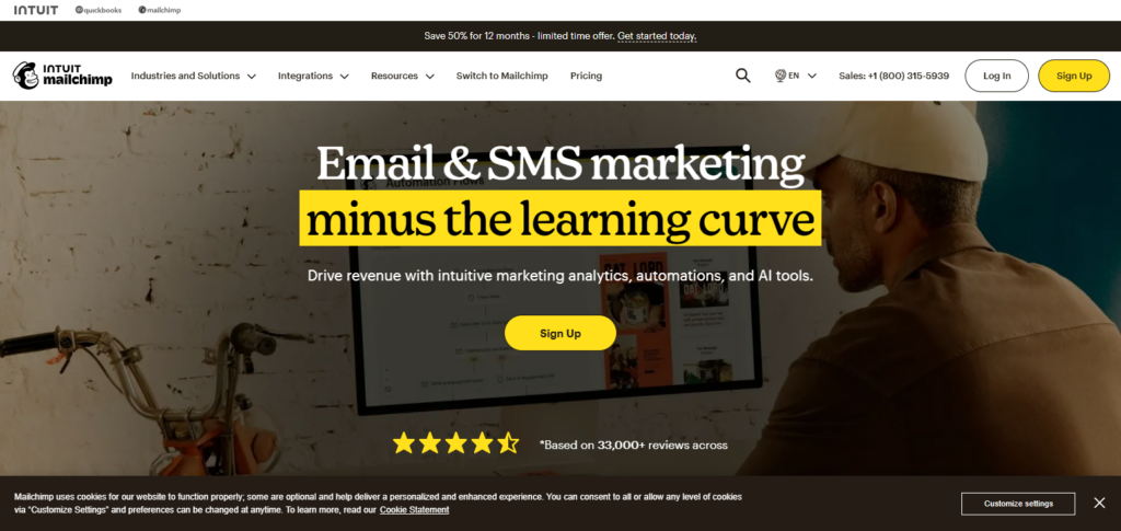 10 Best Hospitality Marketing Platforms to Grow Hotel Sales 3 Mailchimp