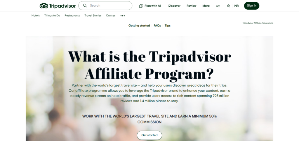 10 Best Travel Affiliate Programs to Earn More Online 4 TripAdvisor Affiliate Program