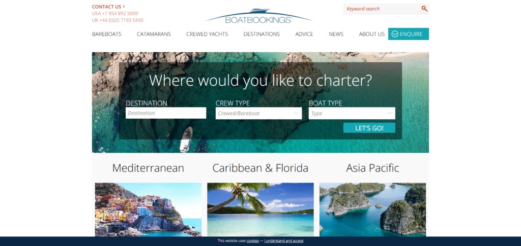 10 Best Yacht Charter Companies – Features & Services Guide 6 Boatbookings