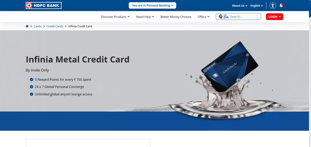 10 Credit Cards Offering Free Airport Lounge Access in 2026 11 HDFC Bank Infinia Credit Card