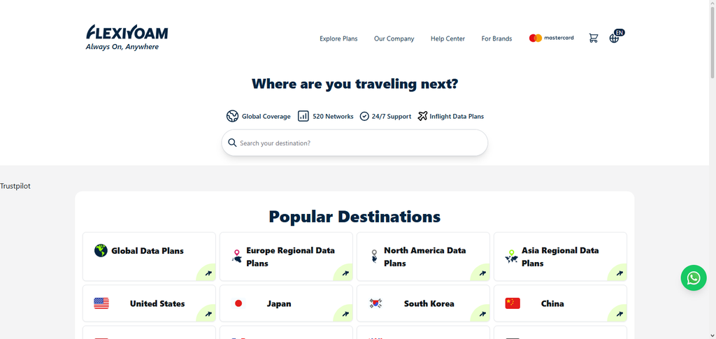 10 eSIMs With Unlimited Data for Multiple Countries 8 Flexiroam