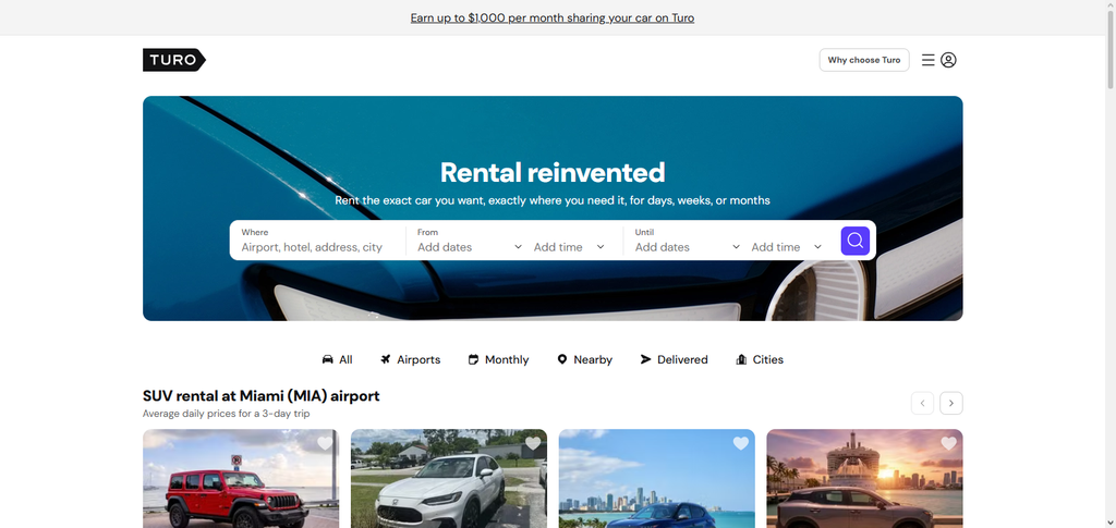 10 Car Rental Companies Without Debit Card Deposits 5 Turo