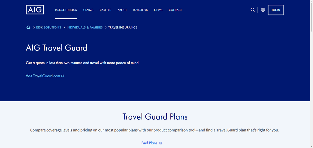 10 Travel Insurance Plans With Full Medical Evacuation 3 AIG Travel Guard