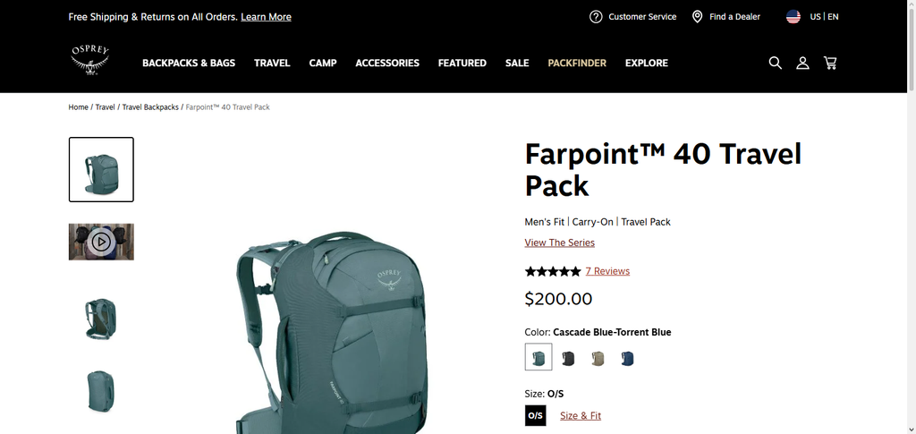10 Travel Backpacks Airlines Rarely Flag as Oversized 4 Osprey Farpoint 40