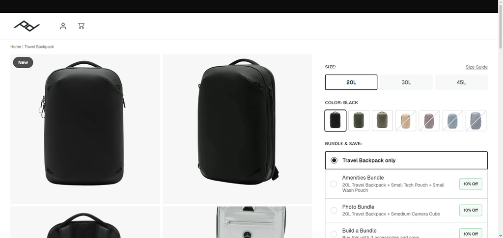 10 Travel Backpacks Airlines Rarely Flag as Oversized 6 Peak Design Travel Backpack